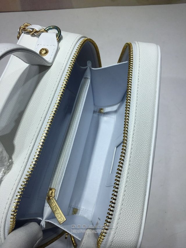 Chanel女包 93342化妝包 魚子醬牛皮 香奈兒化妝包 Chanel手提斜挎包  djc2961
